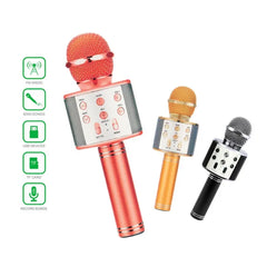 Wireless Mic with Speaker Bluetooth Karaoke Radio Microphone - Each