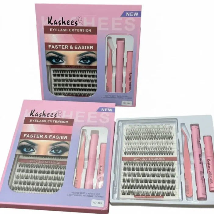 Kashee's permanent Eyelash  Extension Set