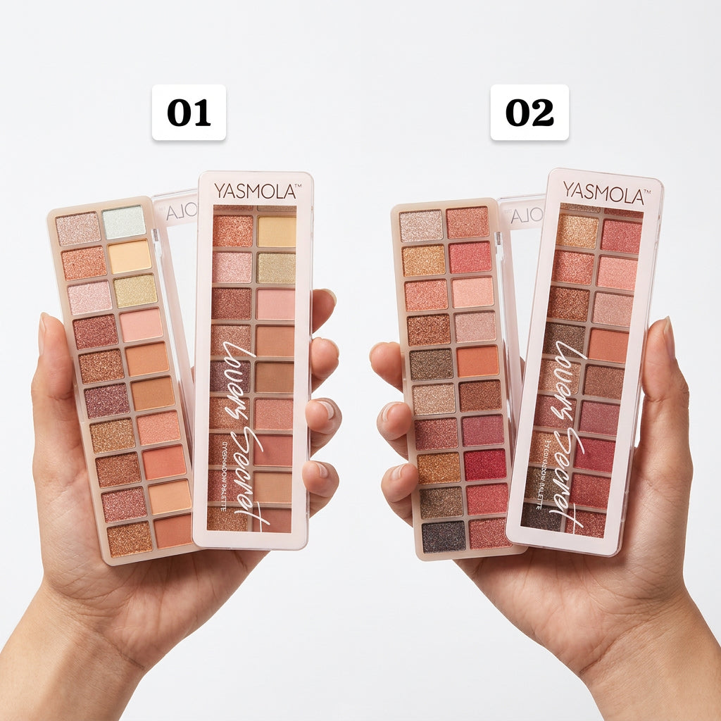 Yasmola Lovers Secret 20-Color Eyeshadow Palette