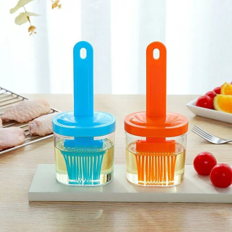 Silicone Oil Brush Bottle with Brush Oil Dispenser