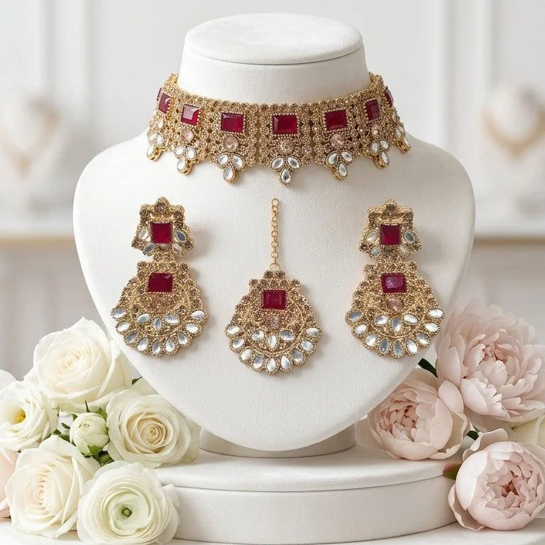 ZARCON Stone  Choker set
