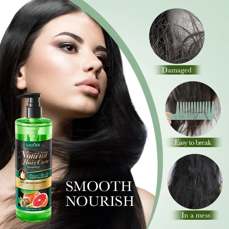 Sadoer Natural Hair Care Anti-Dandruff Shampoo - 520ml