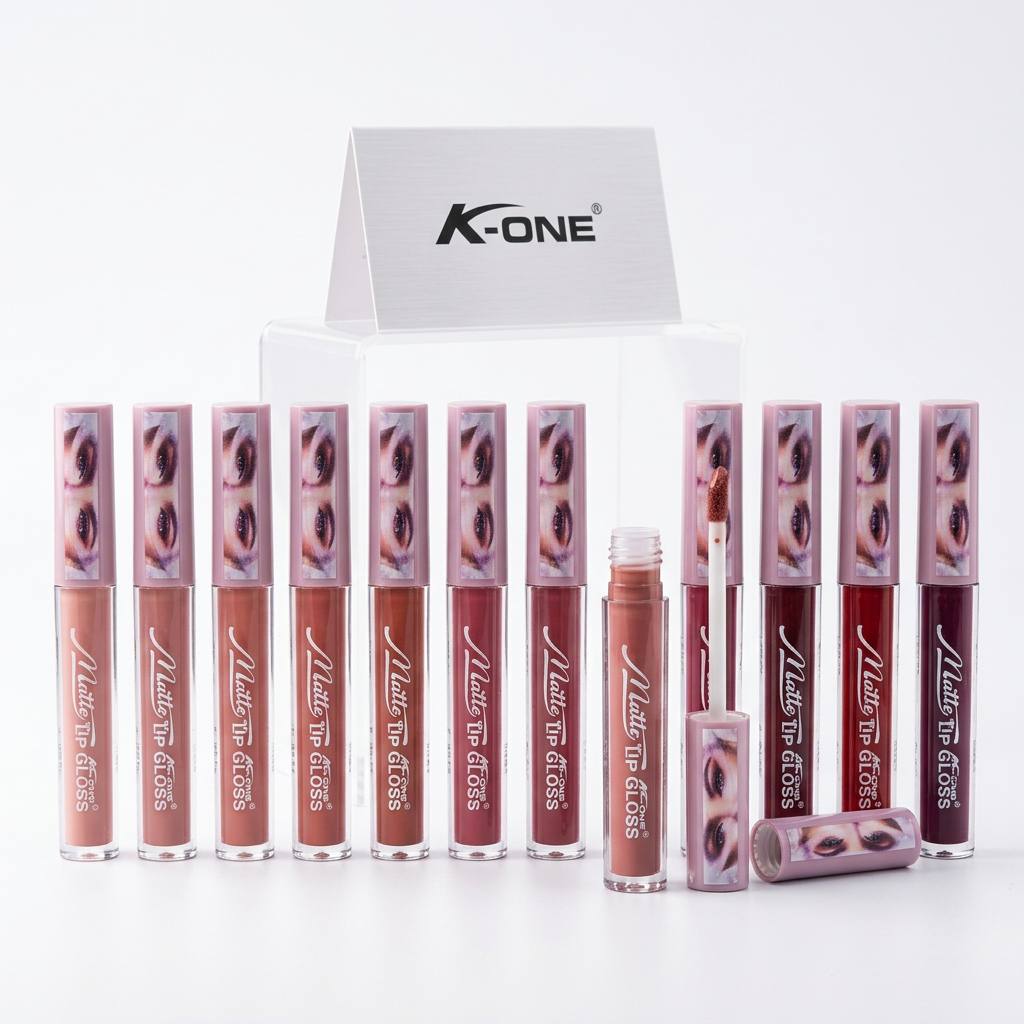 KS-ONE Matte Lip Gloss Set - 12-Piece