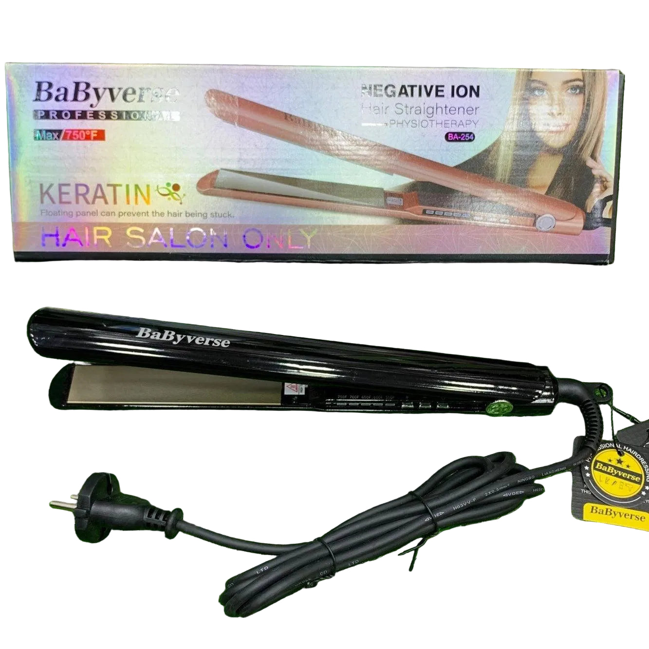 BabyVerse Keratin Hair Straightener Only For Hair Salon