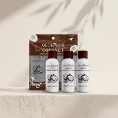 Gegemoon Coconut Hair Care & Bath Travel Set - 50ml