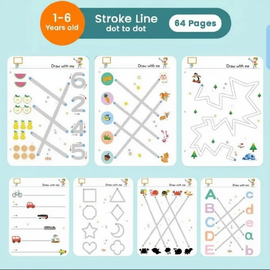 Tracing Book 64 Pages - Each