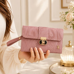 Womens Marble Pattern Clutch Bag
