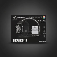Maixinn Max 6000 10 In One Smart watch and Earbuds Combo Series 11