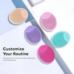 Portable Facial Cleaning Mat Pad Scrubber Silicone Face Cleansing Brush
