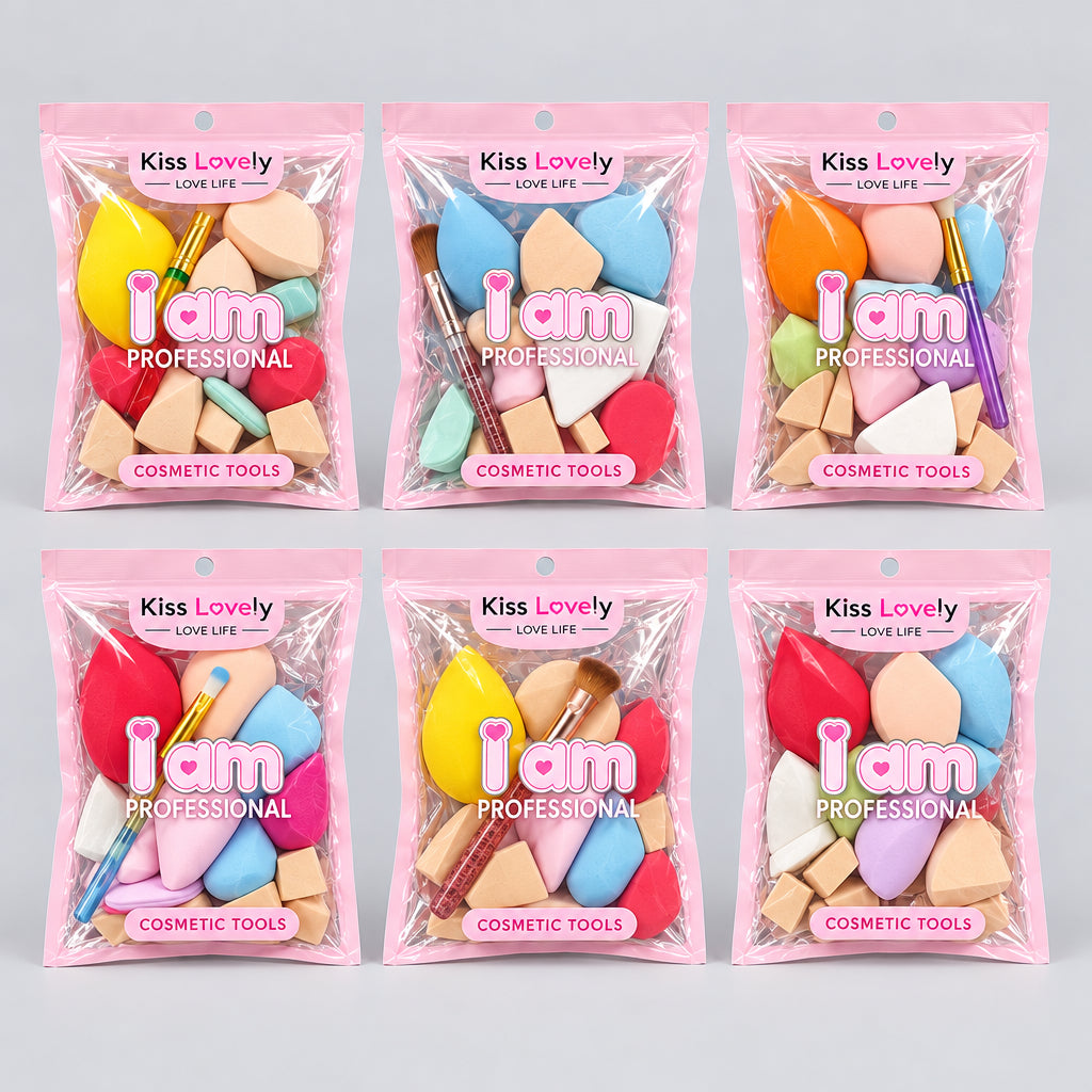 Kiss Lovely Makeup Sponge and Tool Sets