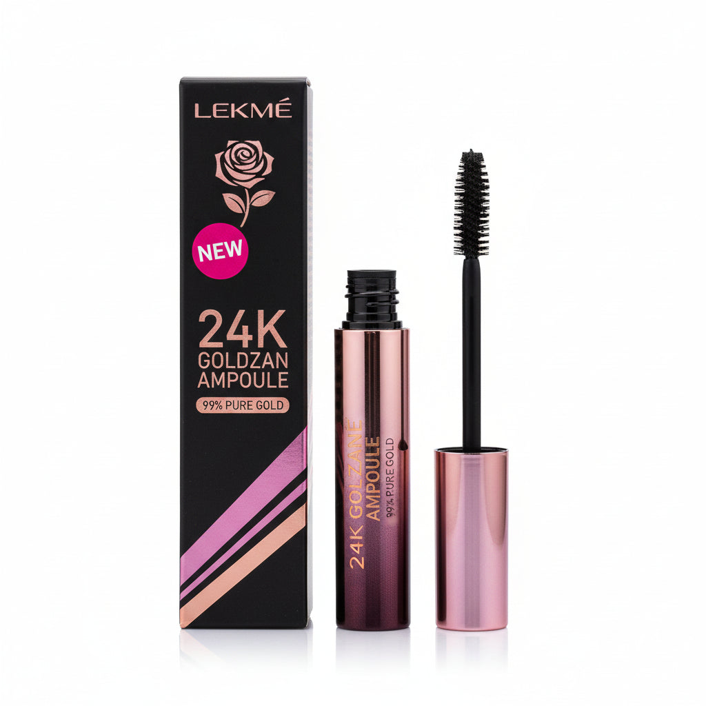 Lekme New 24K Goldzan Waterproof Mascara