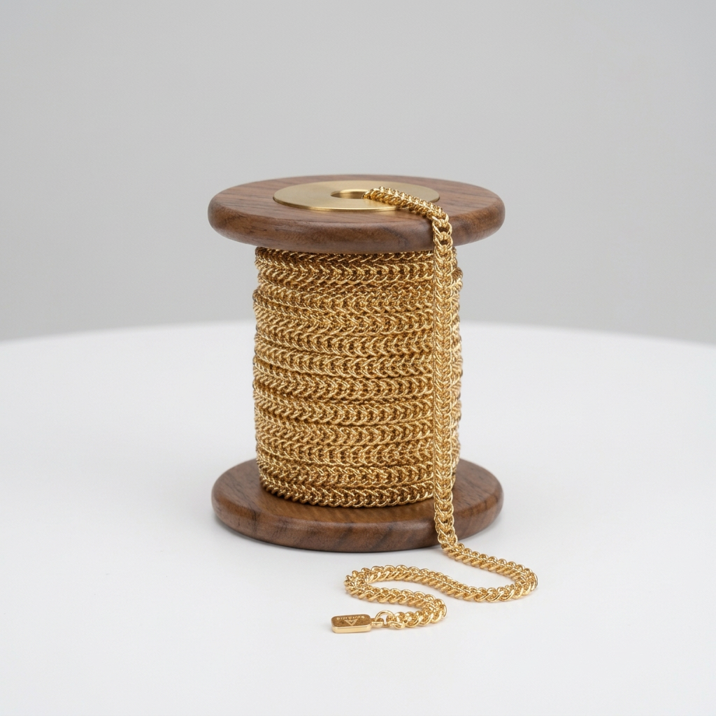 gold-tone curb or Cuban Permanent Bracelet - 5m