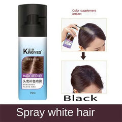 Kingyes Magic Retouch Instant Root Concealer Light Brown Spray 75ml