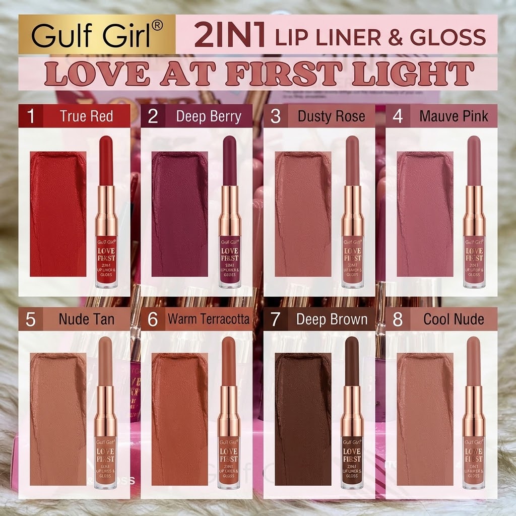 Gulf Girl 2-in-1 Lip Liner & Gloss