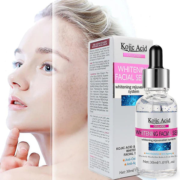 Guanjing Kojic Acid & Collagen Whitening Serum – Brighten, Hydrate & Restore Glow - 30ml