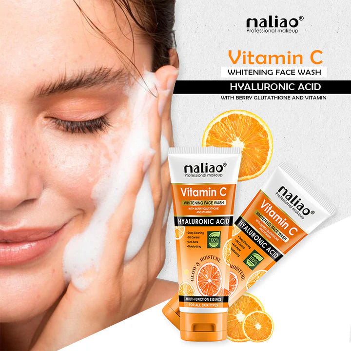 Maliao Vitamin C Face Wash with Berry Glutathione & Hyaluronic Acid