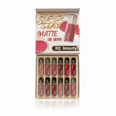 3Q Super Stay Ink Matte Lipgloss  - 12 Pcs Set