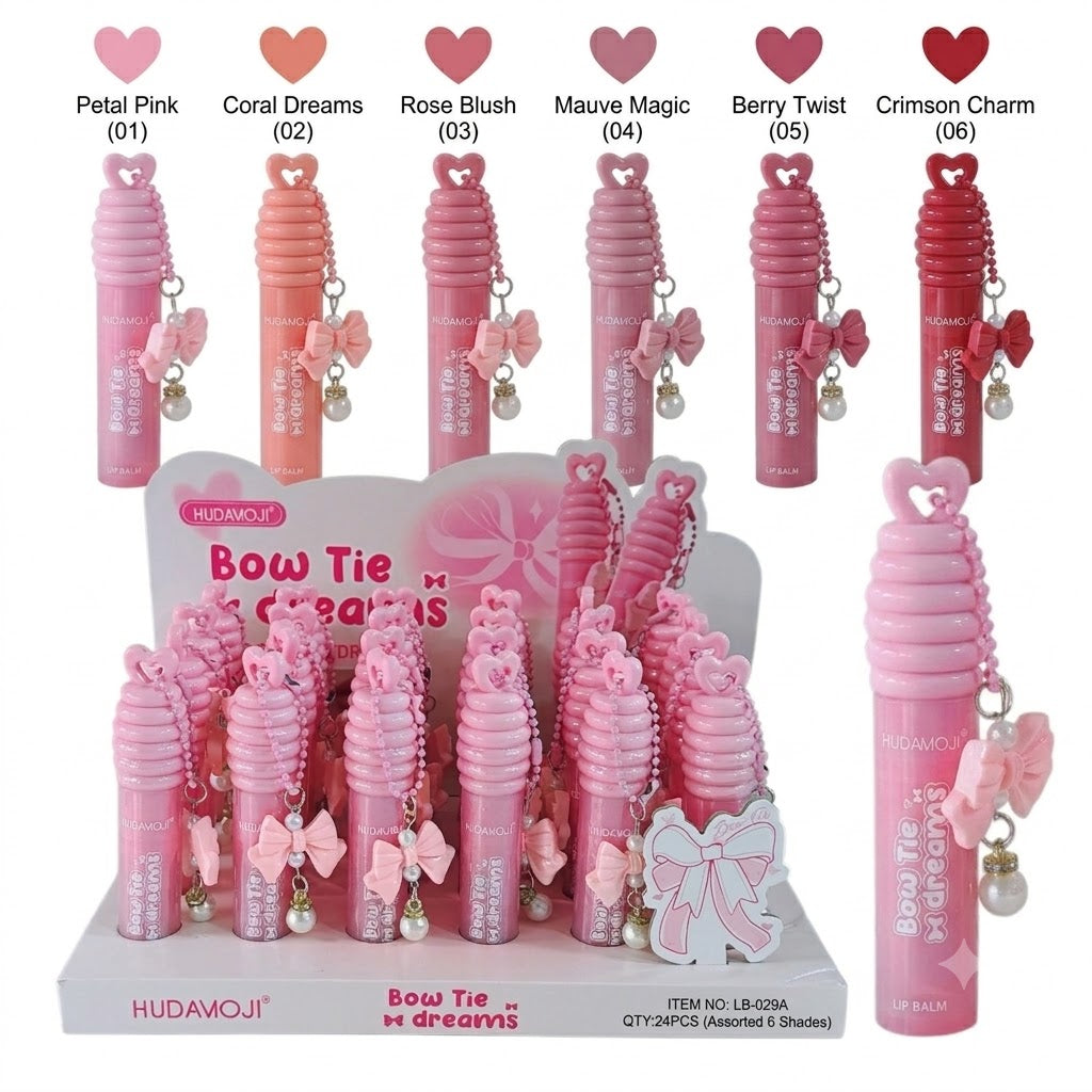 Hudamoji Bow Tie Dreams lip Balm