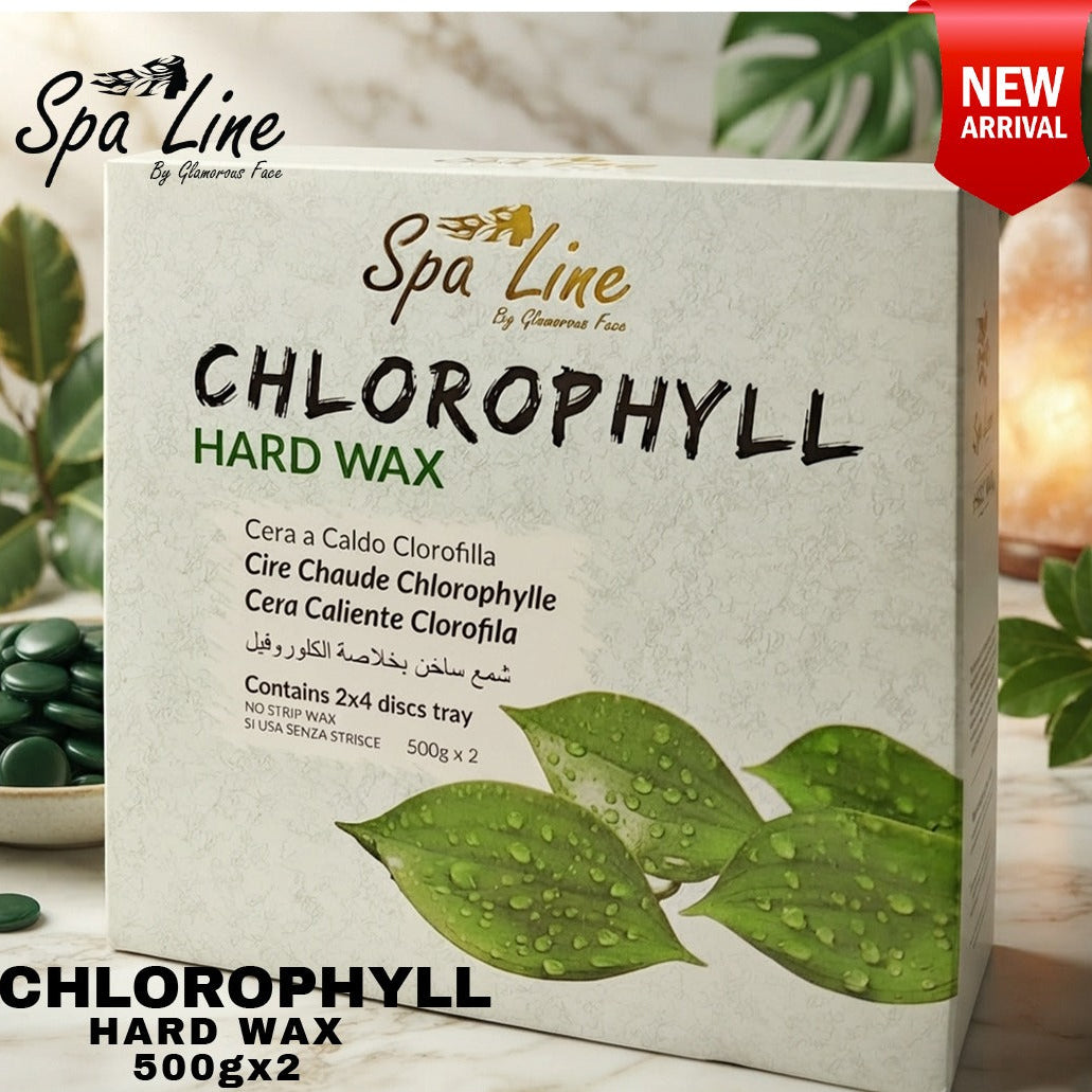 Spa Line by Glamorous Face Chlorophyll Hard Wax - 500g x 2