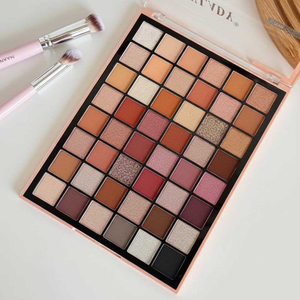 Any Lady Matte & Shimmer Eyeshadow Palette - 48 Colors
