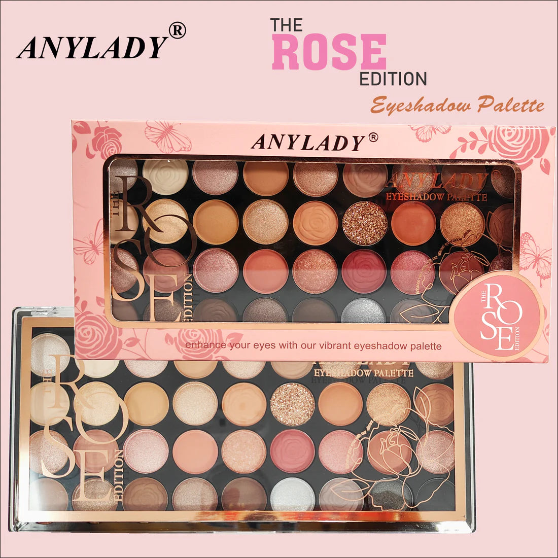 Anylady Eye Shadow  Palette Rose Edition -  36 Color
