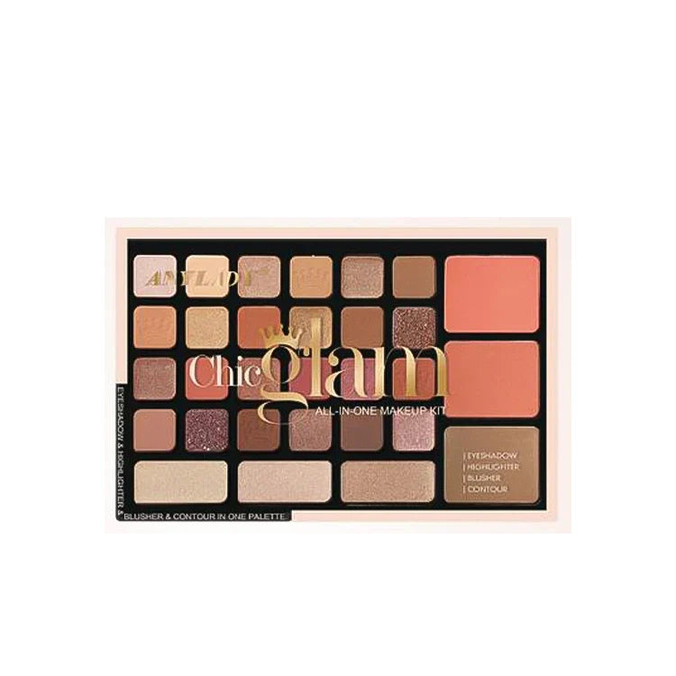 ANYLADY Chic Glam 30 Color All-In-One Makeup Kit