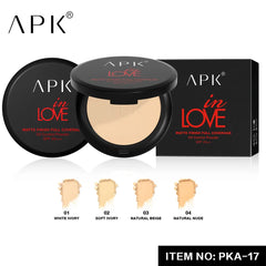 APK Matte Finish Full Coverage Oil Control Powder SPF25+++