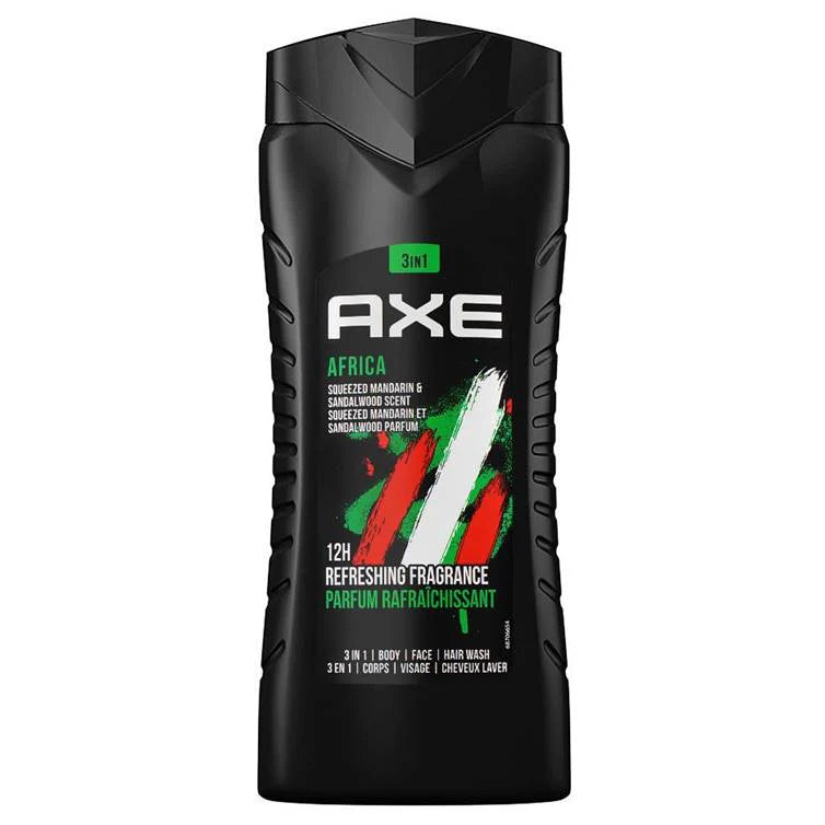 AXE Africa 3-in-1 Body Wash Hair, Face & Hair - 250ml