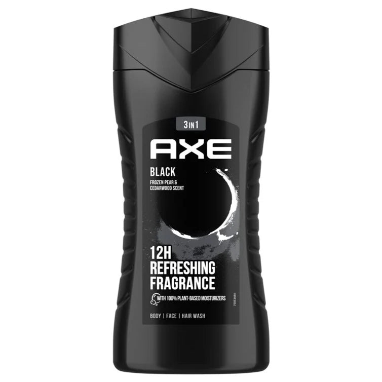 AXE Black 3-in-1 Body Wash Hair, Face & Hair - 250ml