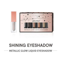 Lakyou Beauty Metallic Glow Liquid Eyeshadow - 6Pcs