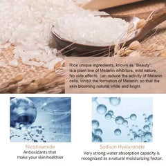 Aichun Beauty 5 Pieces Organic Rice Facial Skin Care Set