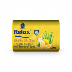 Relax Aloe and Lime Anti-Bacterial Soap  - 170gm