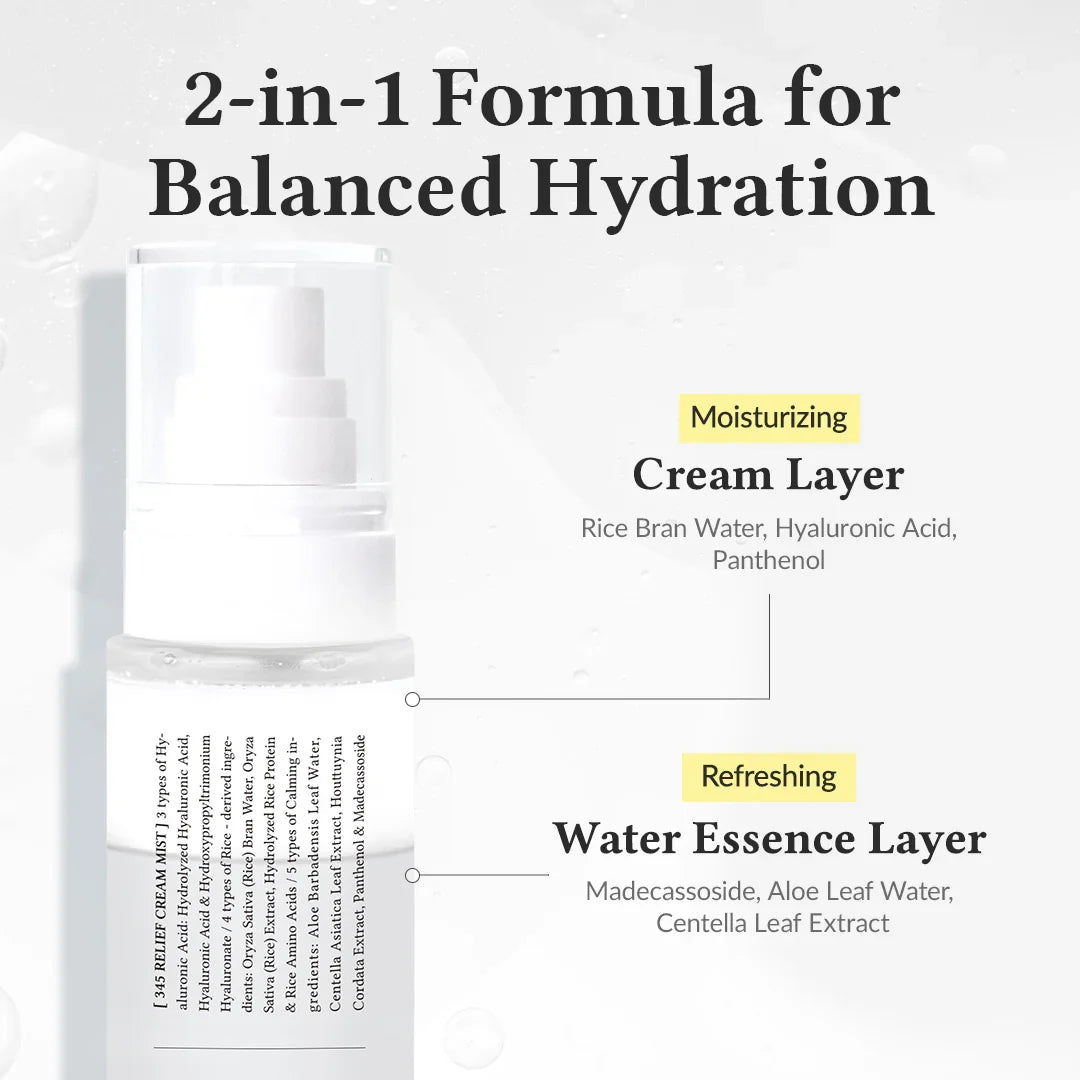 Dr. Althea, 345 Relief Cream Mist, For All Skin Types - 60ml
