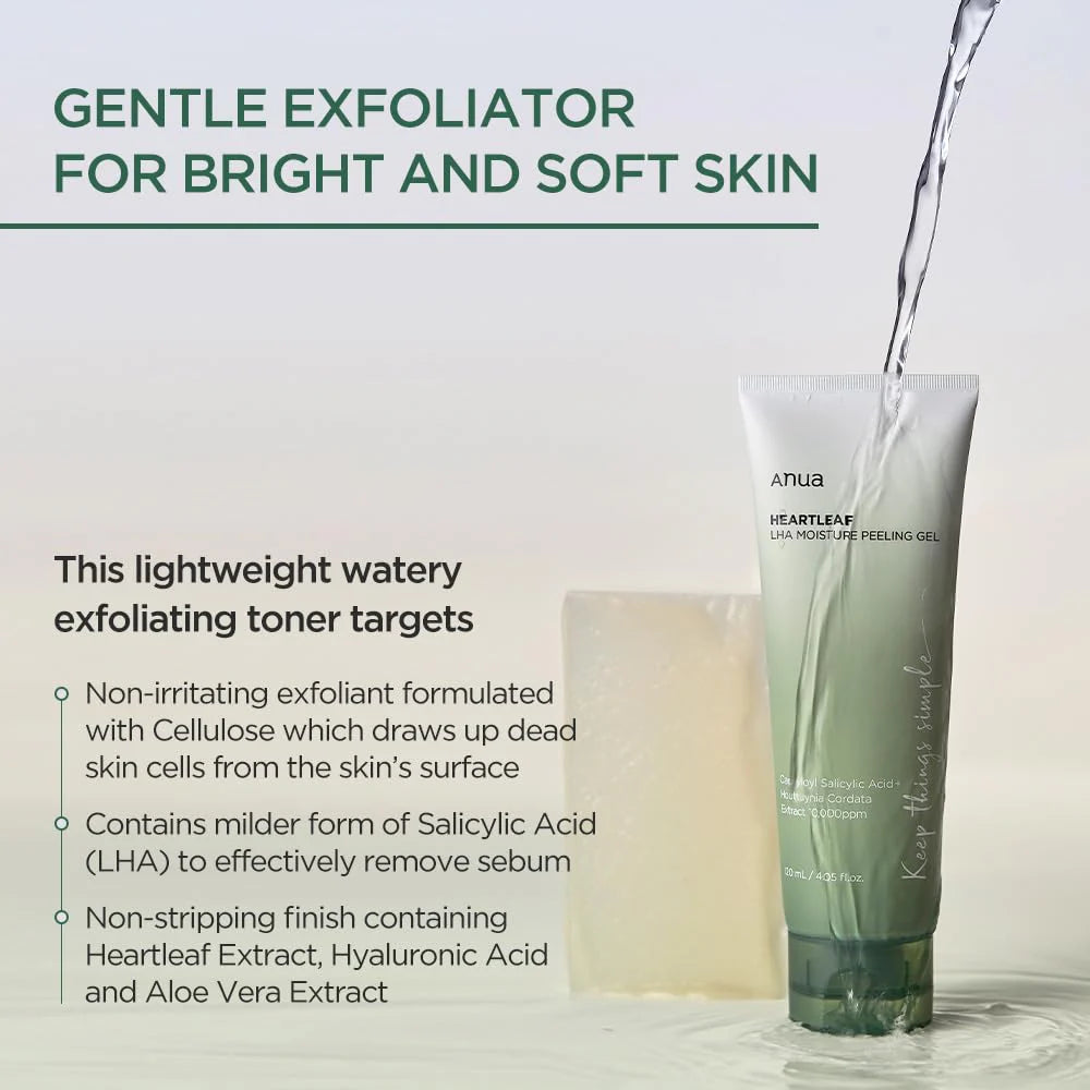 Anua - Heartleaf LHA Moisture Peeling Gel - 120ml