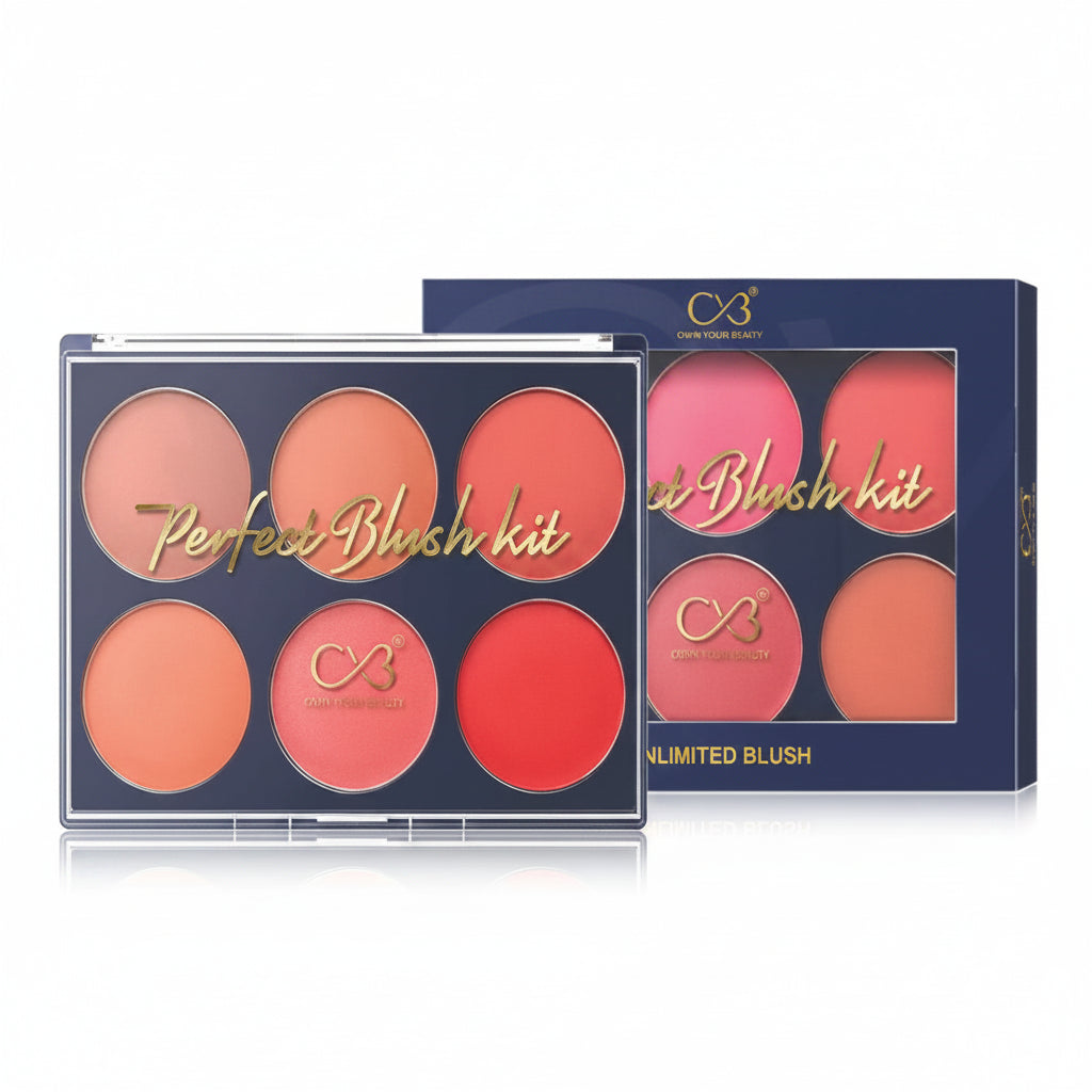 CVB Blush & Contour Kit – Sculpting & Radiant Face Makeup Palette