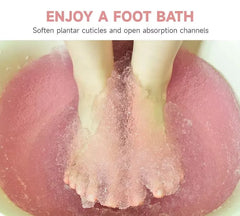 BEACYSW Foot Soak Powder Jelly Pocket Spa Pedicure Set
