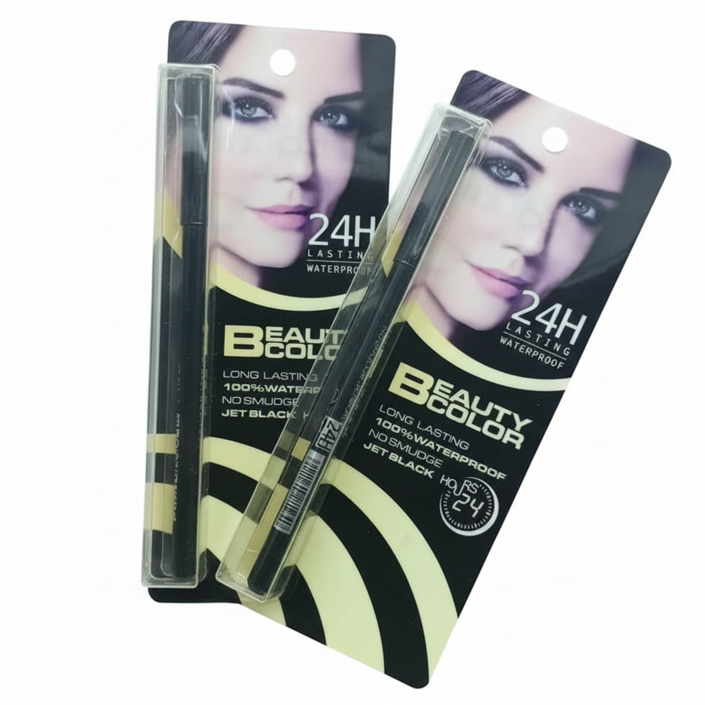 Beauty Color Long Lasting 100% Waterproof No Smudge Jet Black