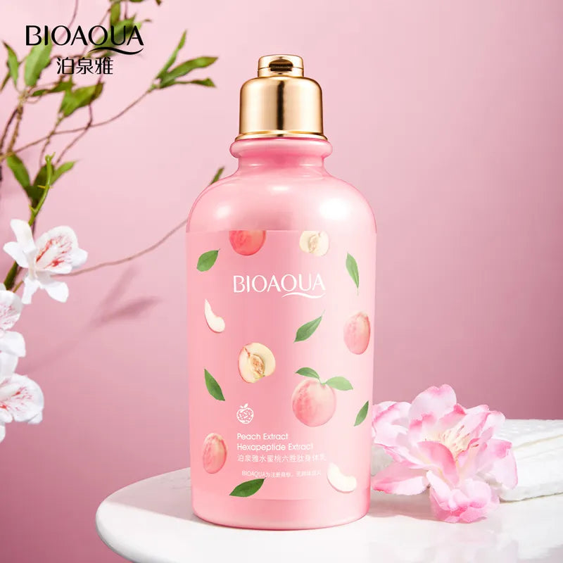 Bioaqua Peach Lactic Acid Moisturizing Body Lotion - 250g