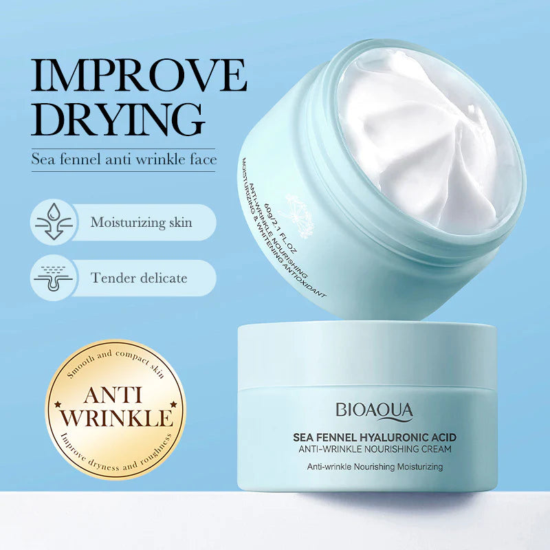 BIOAQUA Sea Fennel Hyaluronic Acid Moisturizing Face Cream - 60g