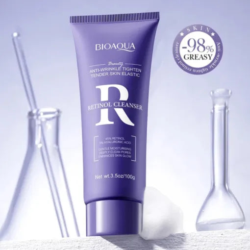 BIOAQUA Retinol Anti-wrinkle Tighten Tender Skin Elastic Cleanser - 100g