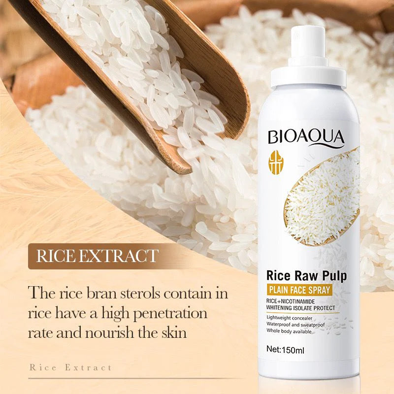 BIOAQUA Rice Raw Pulp Nicotinamide Plain Face Spray - 150ml