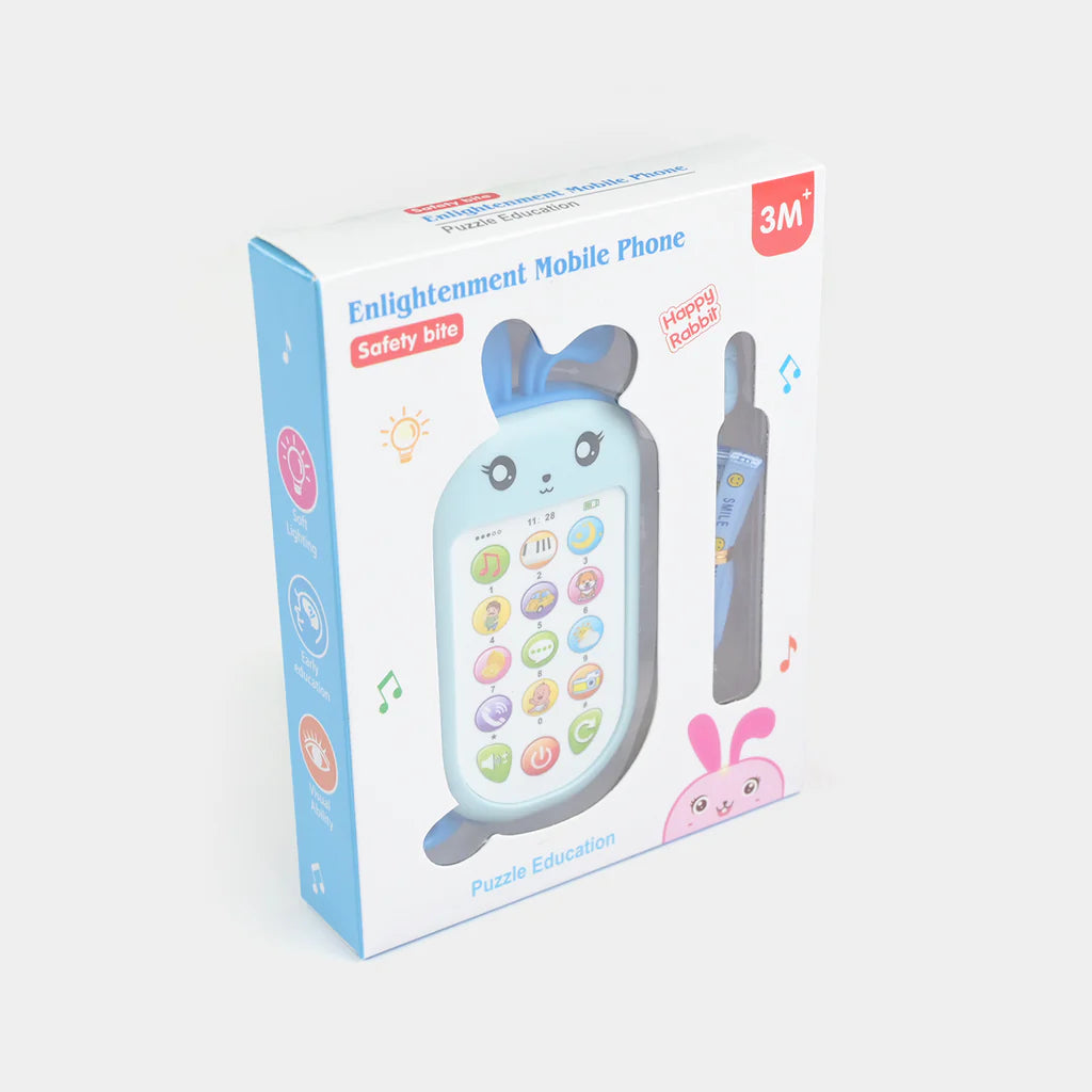 Baby Musical Rabbit Mobile Phone Toy  - Each