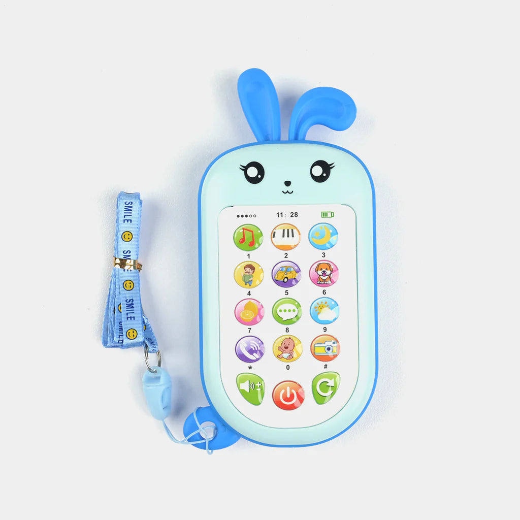 Baby Musical Rabbit Mobile Phone Toy  - Each