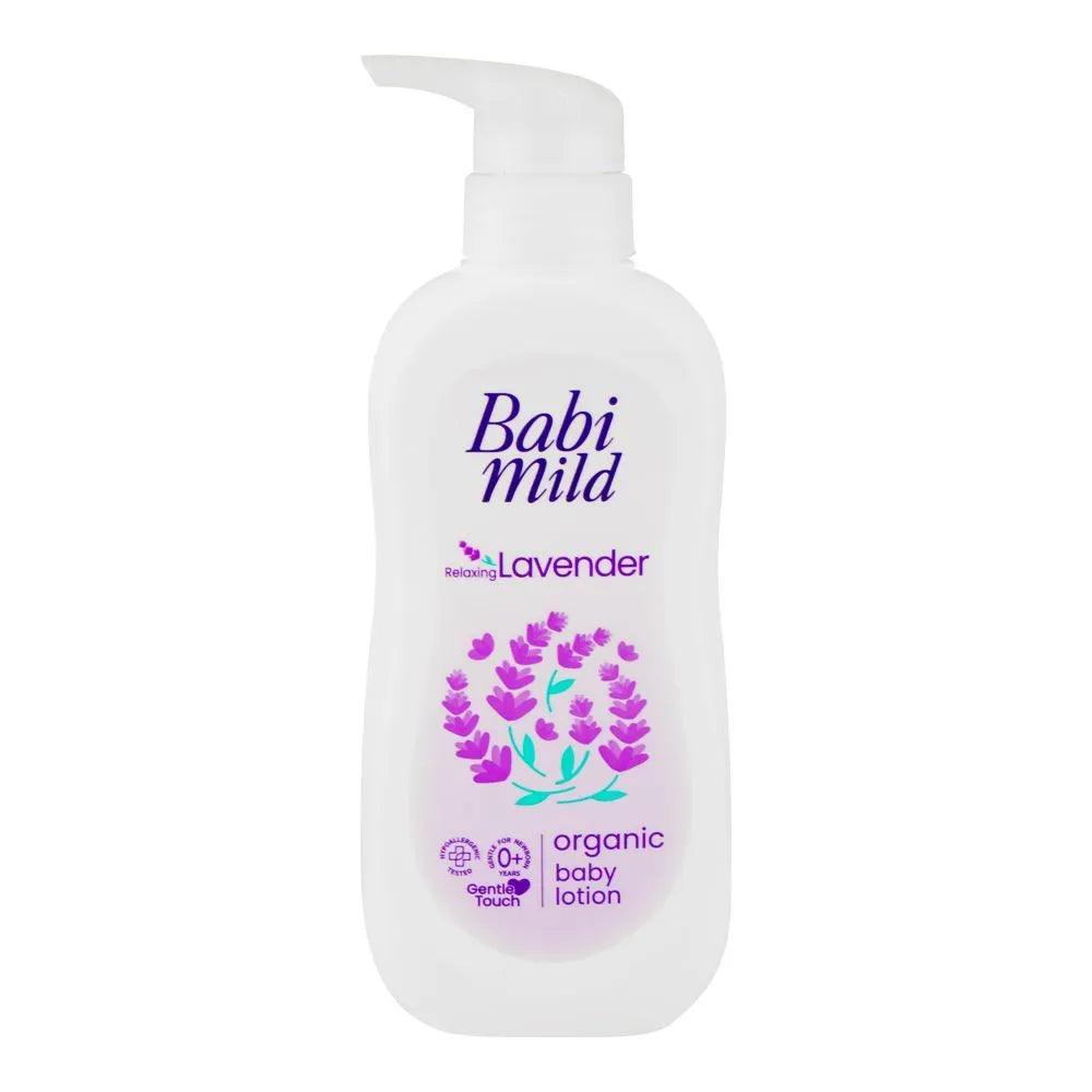 Babi Mild Relaxing Lavender Organic Baby Lotion - 350ml
