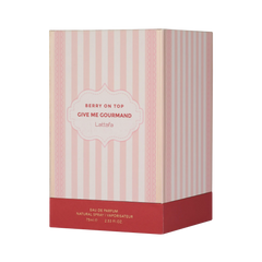 Lattafa Give Me Gourmand Berry On Top Eau De Parfum Unisex - 75ml