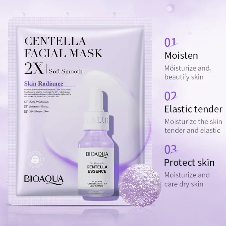 BIOAQUA Centella Soft Smooth Facial Sheet Mask - 25g