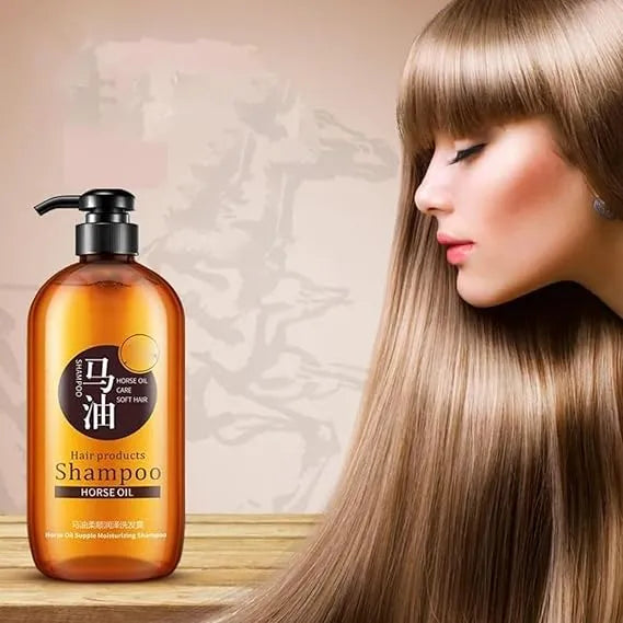 Bioaqua Horse Oil Anti Breakage Fluffy Shampoo - 300g