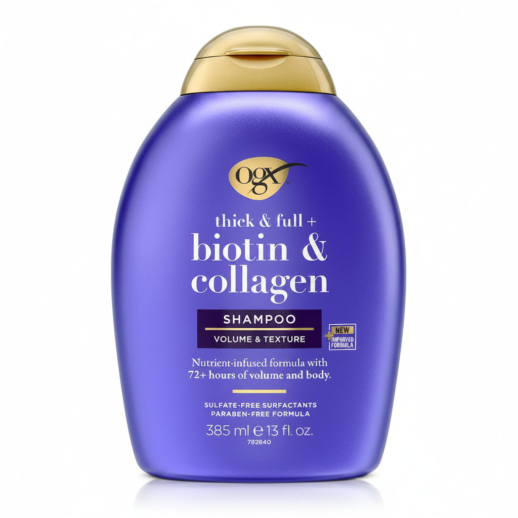 OGX Thick & Full + Biotin & Collagen Shampoo - 385ml