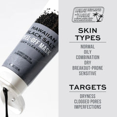 Freeman Exotic Blends Hawaiian Black Salt Peel Off Mask - 75ml