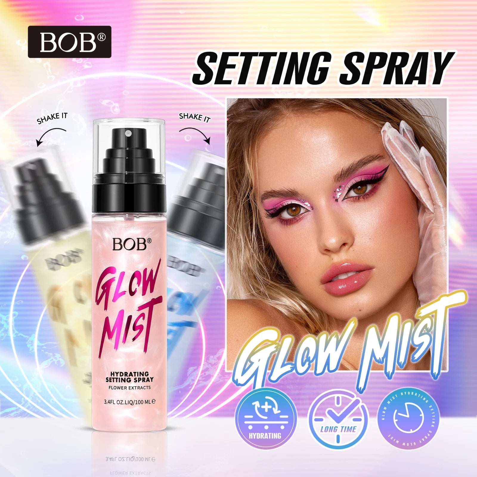 Bob Glow Mist Hydrating Setting Spray - 100ml